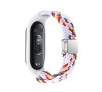 HGJHJJHK Cingcio intrecciato per Xiaomi Mi Band 8 Elastic Nylon Solo Loop Watch Bracciale con fibbia magnetica a fascia magnetica per miband 8 NFC Watchbands