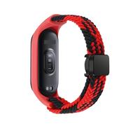 HGJHJJHK Cingcio intrecciato per Xiaomi Mi Band 8 Elastic Nylon Solo Loop Watch Bracciale con fibbia magnetica a fascia magnetica per miband 8 NFC Watchbands