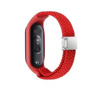 HGJHJJHK Cingcio intrecciato per Xiaomi Mi Band 8 Elastic Nylon Solo Loop Watch Bracciale con fibbia magnetica a fascia magnetica per miband 8 NFC Watchbands