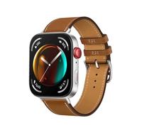 HGJHJJHK Cinghia di cuoio in pelle di mucca italiana per orologio 3 Smart Watchband Sostituzione Correa Calling Cink Accessore