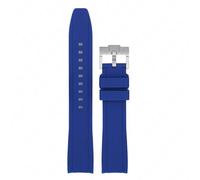 HGJHJJHK Cinghia di gomma estremità curva 18/19/20/22/22 mm Canda di orologio silicone universale Sport morbido Sport Impermettono la cintura del braccialetto per uomini donne