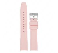 HGJHJJHK Cinghia di gomma estremità curva 18/19/20/22/22 mm Canda di orologio silicone universale Sport morbido Sport Impermettono la cintura del braccialetto per uomini donne