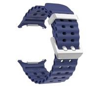 HGJHJJHK Cinturino in silicone per orologio Bracciale Ultra 47mm NO GAPS Sport Bandiera bicolore per cinturini Ultra Galaxy 7 Ultra