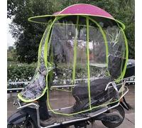 HGJHJJHK Coperchio di Riferimento Solare della Moto elettrica Universale Ombrello Completamente Chiuso a Moto Impermeabile a Pieghe Universale Scooter Universal Mobilità, c
