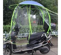HGJHJJHK Coperchio di Riferimento Solare della Moto elettrica Universale Ombrello Completamente Chiuso a Moto Impermeabile a Pieghe Universale Scooter Universal Mobilità, b baldacchino, b