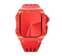 HGJHJJHK Kit di modifica dell'orologio trasparente di lusso ， per banda 45 mm 44 mm Case di orologio+cinghia di orologio ， per iWatch 8/7/6/5/4/SE Serie Mod Accessori