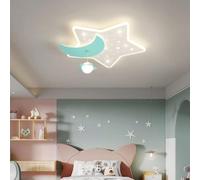 HGJHJJHK Lampada a soffitto a LED per Bambini Camera Creativa Lampada a soffitto in Ferro Acrilico Blu/Rosa luci del soffitto luci da soffitto Ragazza Ragazzo Asilo per la Camera da Letto Decorazione