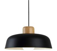 HGJHJJHK Luce a Sospensione nordica Moderna, Lampada a Sospensione in Legno con Altezza Regolabile da tonalità in Metallo a 11,8 per apparecchi di Illuminazione a Sospensione a soffitto Piatto