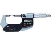 HGJHJJHK Micrometro all'Esterno elettronico, Micrometro a Doppia Punta del Punto Digitale 0-25 mm, misuratore di Misura da 0,001 mm di misurazione di misurazione di misurazione, Punte in Carbide,