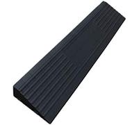 HGJHJJHK Pad di plastica a gradini, Rampe per Le Rampe di soglia Non Slip Colorate Rampe di Servizio per Interni/Esterni, Nero, 40 * 8 * 3cm
