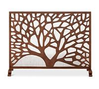 HGJHJJHK Pannello Schermo Camino Schermo Camino in Ferro battuto Camino partizione partizione cavana a Maglie Verticale Barra salvaguardia Protezione Scintilla Copia Piccolo Regalo