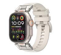HGJHJJHK Per banda 49 mm 46 mm 45 mm 44 mm 42 mm fluorobber di guardia 10 ° cinturino FKM impermeabile