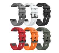 HGJHJJHK Per Fenix 5 banda 22 mm di orologio in silicone morbido per Fenix 5 Plus/Fenix 6/Fenix 6 Pro/Fenix 7/Exip/Forerunner 935/945/Approccio S60/Quatix 5 Canda