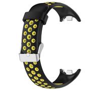 HGJHJJHK Per Xiaomi Band 9 8 Silicone Watch Straptwo-Color Bracciale di sostituzione della banda intelligente traspirante per Xiaomi Miband 8/9 cinghia