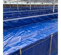HGJHJJHK Rilievo per Stagno per Koi e Piscine di Pesce fontane e corsi d'Acqua, Fodere per Letti di Pesce Flessibili Pesanti Pesanti Pieghevoli Film Impermeabili Resistenti, Blu, 3x2x1m