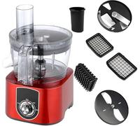 HGJHJJHK Robot da Cucina Commerciale da 600 W, Dicer vegetale Elettrico da 7 Litri con 2 taglieri, Regolazione a 2 velocità, Tagliare la Miscela Che macinava la macina