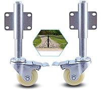 HGJHJJHK Ruote per Caster girevoli da 3 "Ruote Freno a Molla a Molla a Molla a Molla a Molla di Nylon, Doppio Cuscinetto, capacità di carico da 440 libbre, per mobili di ricino Alte ECC., Freno 2X,