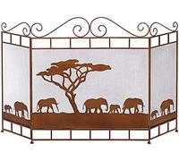 HGJHJJHK Scherma del Camino in Metallo, Camino di Campagna Schermo Diviso Camino a tripulio guardrail Completamente ampliato, Guardia per Camino Esterno Piccolo Regalo