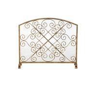 HGJHJJHK Schermata del Camino Gold Colore Creativo Creativo European Frame di Ferro Garrail Schermo del Camino, Copertina Protettiva, Copertina per la Guardia della Scintilla (Piccolo Regalo