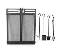 HGJHJJHK Schermata del Camino in Ferro battuto in Ferro battuto schermata Camino Schermo antincendio per i Pannelli di Camion per Le Forniture per la Protezione per la Protezione per safehouse.