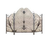 HGJHJJHK Schermo Camino in Campagna schermata Camino casalinga guardrail Soggiorno in Ferro battuto Incorporato Camino sceneggiatura sceneggiatura Scintilla Scintilla Spark Cover Piccolo Regalo