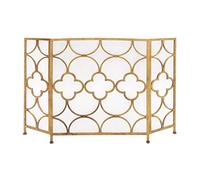 HGJHJJHK Schermo del Camino Golden Camino Casa Fuoco Guardrail Soggio