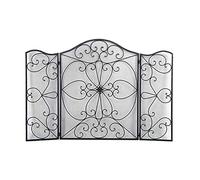 HGJHJJHK Schermo del Camino Retro Schermo Camino in Ferro battuto Schermo del Camino Schermo Fiore Guardia per la Guardia della Scintilla per casa Copertina Piccola Regalo