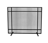 HGJHJJHK Schermo del Camino Semplice Iron Iron Schermata della partizione Copertina per capistica per casa Pratica Scintilla Pannello Copertina per Schermo del Camino L'39.3 × H'31.5 Coperchio di