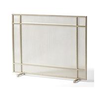 HGJHJJHK Schermo del Camino Semplice Iron Iron Schermata della partizione Copertina per capistica per casa Pratica Scintilla Pannello Copertina per Schermo del Camino L'39.3 × H'31.5 Coperchio di