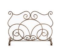 HGJHJJHK Schermo del Camino Soggiorno Nuovo Telaio in Ferro battuto a Schermo Decorativo Europeo Camino riscaldatore per casa sparatoria Recinzione Spark guardone Piccolo Regalo