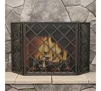 HGJHJJHK Schermo di Camino Extra Largo da 60 Pollici, Grande Schermo a Maglie del Camino Nero a casa, Pannello Du3 Pesante Copertura per Recinzione per Bambini, Piccolo Regalo Vintage