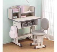 HGJHJJHK Scrivalo di studio in altezza regolabile con tavolo da redazione della sedia W/collegamento 、 Scrivania multi -funzioni con cassetto di stoccaggio con sedia regolabile, legno