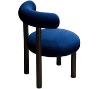 HGJHJJHK Sedie per il trucco, moderne sedie da toeletta in camere da letto per ragazze, sgabelli per unghie e trucco, sedie per toeletta, spogliatoi, blu