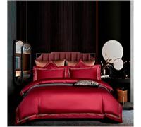 HGJHJJHK , Set di Biancheria da Letto in Cotone Egiziano Deluxe 1000TC Set da 4/6 Doppia Queen Regina Ricamata Ricamata in fitta