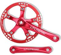 HGJHJJHK Set di manovella per Biciclette Pieghevole da 170 mm 130 bcd Bici a Cono Aderente 45/47/53/56/58t CANCIO CANCIO di MANAGGIO di MANAGGIO sulle
