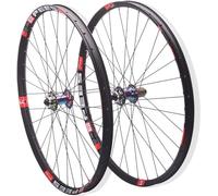 HGJHJJHK Set di Ruote per Biciclette 26 27,5 29 Pollici Mountain Bici da Bici Freno a Disco 32 Fori in Lega di Alluminio Cerchioni 120 clic su Ruota MTB di Rilascio rapido per 7-12 velocità