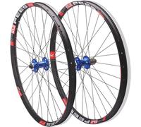 HGJHJJHK Set di Ruote per Biciclette 26 27,5 29 Pollici Mountain Bici da Bici Freno a Disco 32 Fori in Lega di Alluminio Cerchioni 120 clic su Ruota MTB di Rilascio rapido per 7-12 velocità
