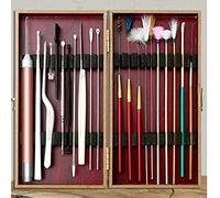HGJHJJHK Set di Utensili per prelievo a Orecchie di scavo dell'orecchio, Bastoncino di Piuma di prelievo Auricolare, Strumento di Raccolta dell'orecchio Professionale, Cucchiaio per la Raccolta