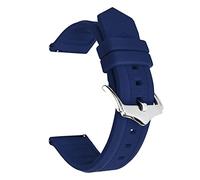 HGJHJJHK Silicone Watch Band 16mm 18mm 19 20mm 21 22mm universale rilascio rapido universale in gomma sporzione da braccialetti per braccialetti.