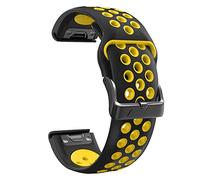 HGJHJJHK Sport Silicone Orologio Bande BRACELLA QUACILE CANDE per Garmin Fenix 6X 6 PRO 5X 5 Plus 3HR 935 945 WOLSBAND 22 26mm Canda