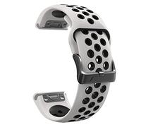 HGJHJJHK Sport Silicone Orologio Bande BRACELLA QUACILE CANDE per Garmin Fenix 6X 6 PRO 5X 5 Plus 3HR 935 945 WOLSBAND 22 26mm Canda