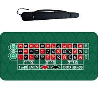 HGJHJJHK TABELLO di Roulette SENTITO COMUNIMENTE Spazio Spazio 180x90CM CASINIA Camino SPEGNO PATTOLO SPEGNO di Deluxe 2MM Deluxe PACCHIA per Casino Notte, Doppia
