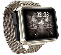 HGJHJJHK TWS Wireless Bluetooth Aurnoto Smart Watch Men da 1,4 Pollici Big Screen Fai -da -Te Bluetooth Call Weather Smartwatch, B