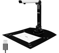 HGJHJJHK Visualizzatore per l'insegnamento della Fotocamera documento Scanner 10mp Scanner in Formato HD A4 per Laptop PC Portatile USB Doc Cam Scanner Online Training Online con OCR, scansione Snap,
