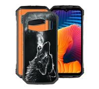 HGJTF Cover per Doogee S100 (6.58"), Custodia per Telefono Antiurto in Morbido Silicone Nero, Ultra Sottile TPU Bumper Protettiva Case per Doogee S100 - Solitudine