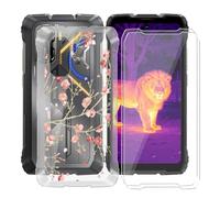 HGJTFANY Cover con 2 x Vetro Temperato per Blackview Rock 3 - WM84