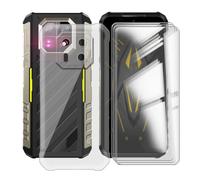 HGJTFANY Cover con 4 x Vetro Temperato per Ulefone Armor 22 Pro - XT41 | con HD Pellicola Protettiva, Morbido Silicone Custodia, Ultra Sottile Antiurto Case per Ulefone Armor 22 Pro (6.58")