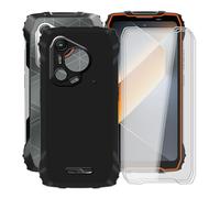 HGJTFANY Cover per Blackview BL7000 + 3 x Pellicola in Vetro Temperato, Nero Custodia Antiurto e AntiGraffio, Ultra Sottile Morbido TPU Bumper Case per Blackview BL7000 (6.78")