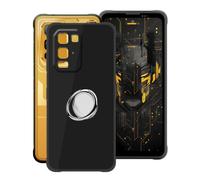 HGJTFANY Cover per Blackview Fort 5 con Supporto Anello - Nero