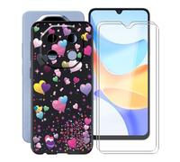 HGJTFANY Cover per Blackview Shark 6 (6.88") + 2 x Pellicola in Vetro Temperato, Ultrasottile AntiGraffio Custodia, Morbido TPU Bumper Protettiva Case per Blackview Shark 6 - Palloncino